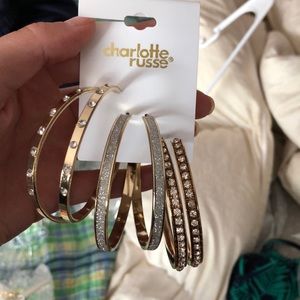 charlotte russe hoop earrings